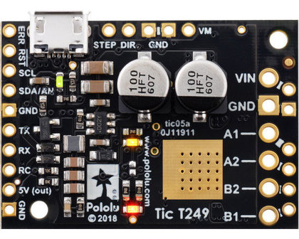  Tic T249 USB Multi-Interface Stepper Motor Controller Pololu 3138