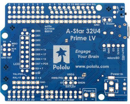 A-Star 32U4 Prime LV microSD with LCD Pololu 4009