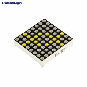 Matrix 8x8 LED, 32x32mm Yellow-common anode   Robotdyn