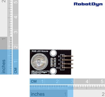 RGB LED module-Diffused LED-RGB 10mm RobotDyn