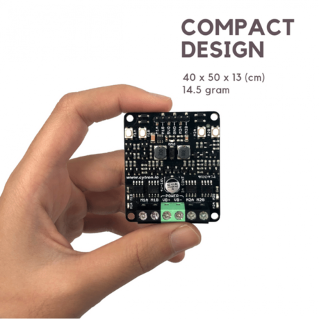 3Amp 4V-16V DC Motor Driver (2 Channels) MDD3A Cytron 