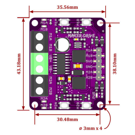 Maker Drive: Simplifying H-Bridge Motor Driver for Beginner Cytron 