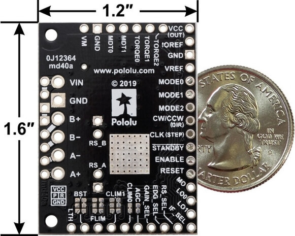 TB67S128FTG Stepper Motor Driver Carrier Pololu 2998