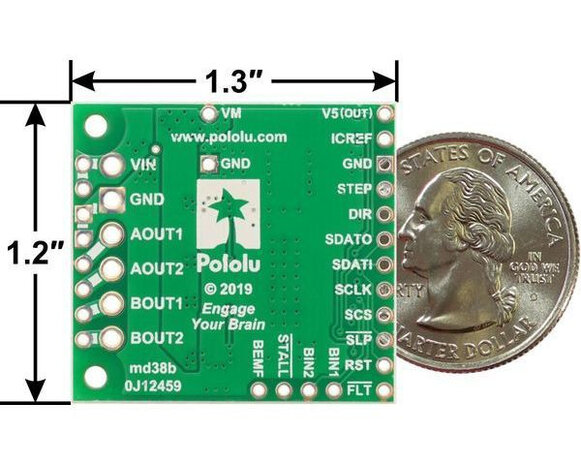 High-Power Stepper Motor Driver 36v4 Pololu 3730