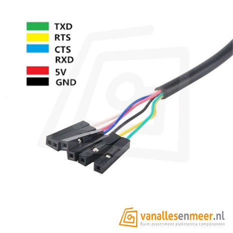 Converter FTDI USB-kabel naar Serieel UART Bridge FT232RL RS232 FTDI TTL