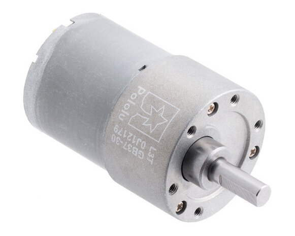 30:1 Metal Gearmotor 37Dx52L mm 12V (Helical Pinion) Pololu 4742