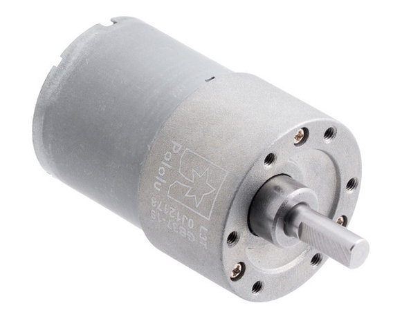 19:1 Metal Gearmotor 37Dx52L mm 12V (Helical Pinion) Pololu 4741