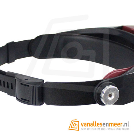 HOOFDBAND MET VERGROOTGLAS EN LED VERLICHTING