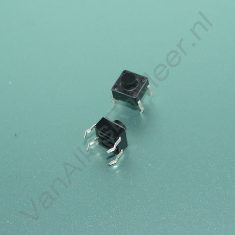 6x6x5mm Drukknop microswitch 4 pins