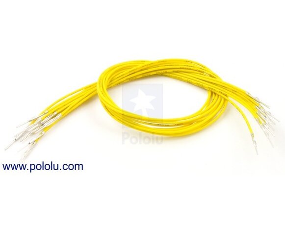 M-M 30cm Wires Pre-crimped Terminals 10-Piece Pololu 