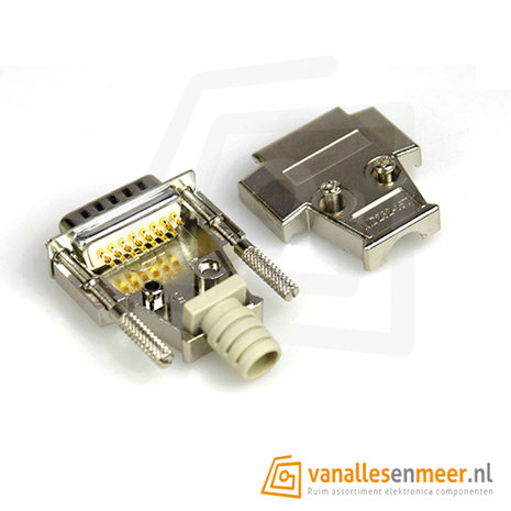 DB15 Metalen Behuizing serial connector