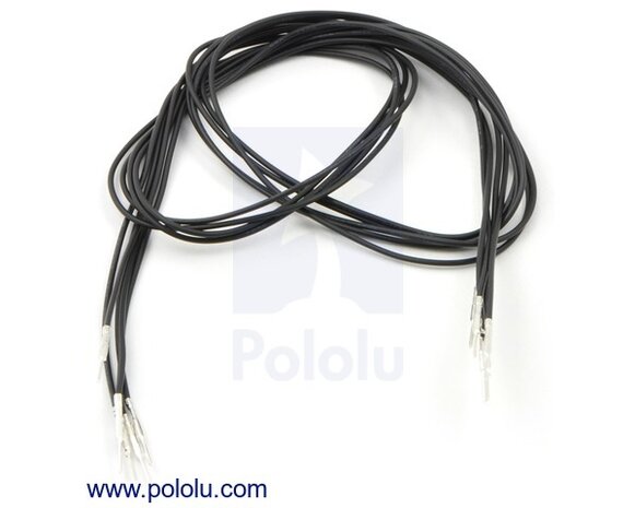 M-M 60cm Wires Pre-crimped Terminals 5-Piece  Pololu 