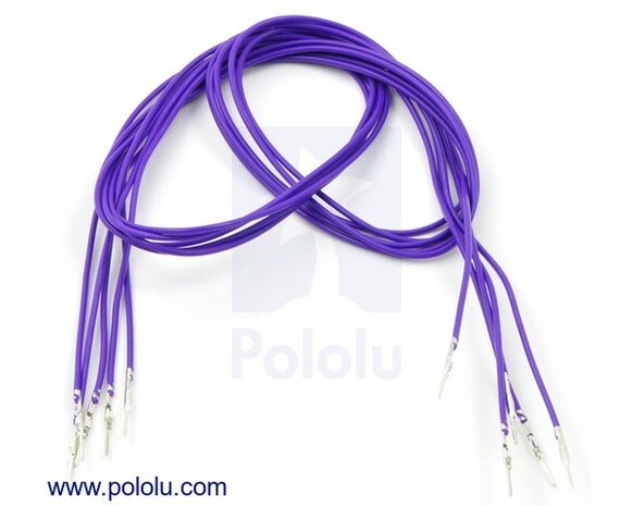 M-M 60cm Wires Pre-crimped Terminals 5-Piece  Pololu 