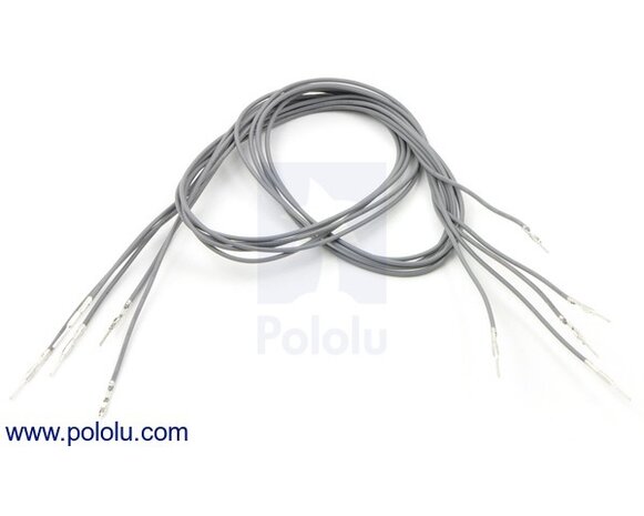 M-M 60cm Wires Pre-crimped Terminals 5-Piece  Pololu 