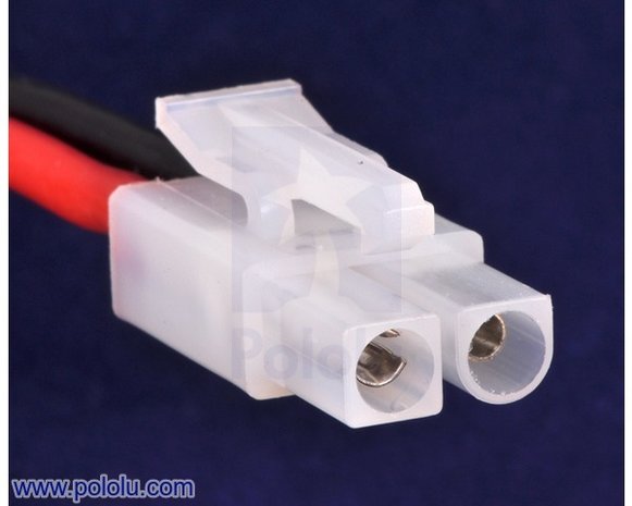 Tamiya Plug with 10cm Leads, Female Pololu 2172