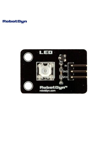 Super-heldere kleur Piranha LED module Rood  RobotDyn