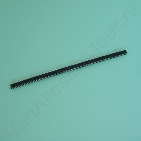 Header female 40 pins metaal