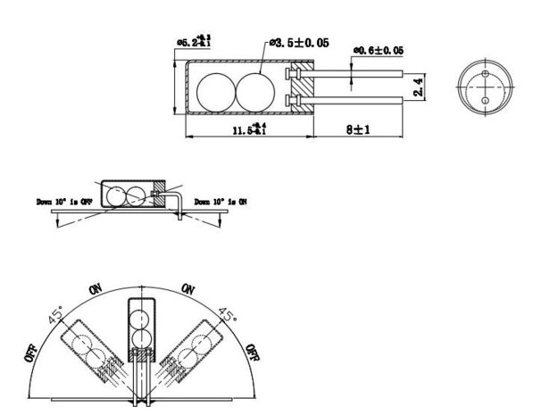 Shaking Vibration Sensor SW-520D