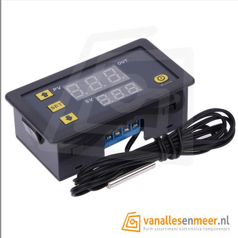 LCD Temperatuur display met controller 220V