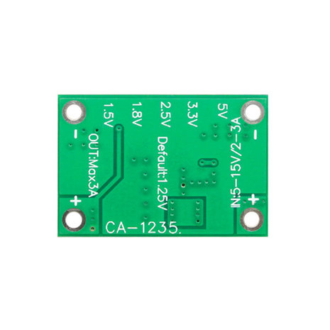 CA-1235 CA1235 Verstelbare Buck Power Module 1.25V 1.5 1.8 2.5 3.3 5V Uitgang 5-16V Input