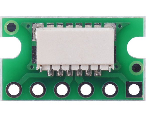 Breakout voor JST SH-stijl connector, 6-pins mannelijke zijingang Pololu 4772