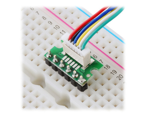 Breakout voor JST SH-stijl connector, 6-pins mannelijke boveningang Pololu 4770