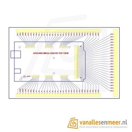 Arduino MEGA screw shield Gesoldeerd