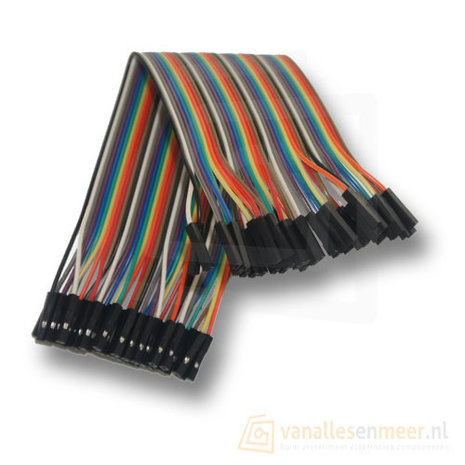 Jumper kabeltjes  40x 30cm lang Dupont kabel
