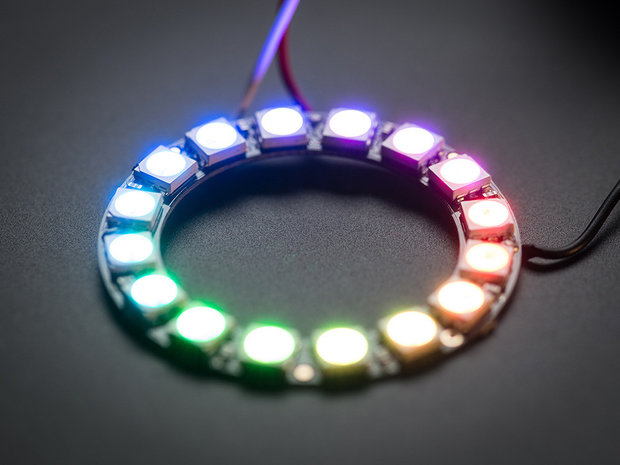 NeoPixel RGB Ring  - 16   van Adafruit 1463