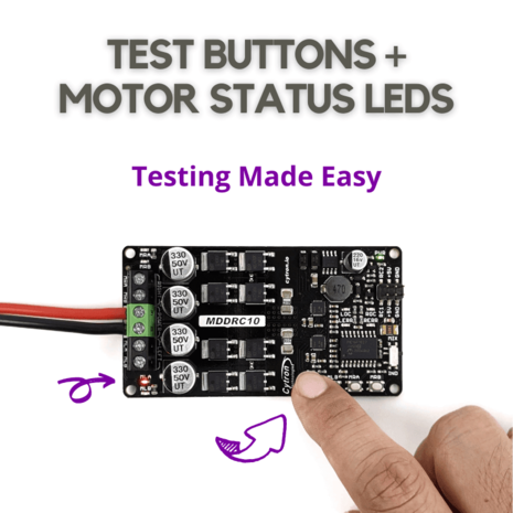 10Amp 7V-30V DC-motorstuurprogramma voor R / C (2 kanalen) MDDRC10 Cytron 