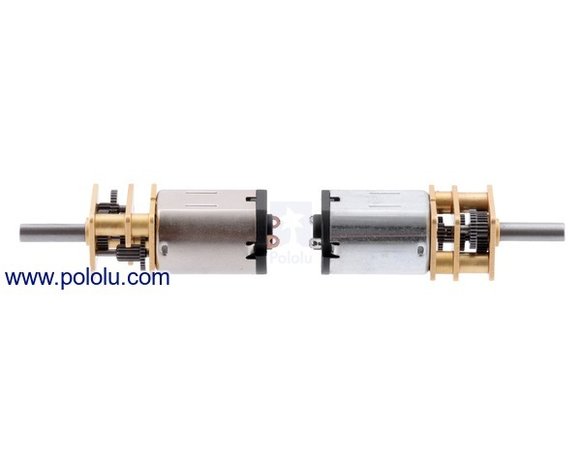 100:1 Micro Metal Gearmotor MP 6V  Pololu 1101