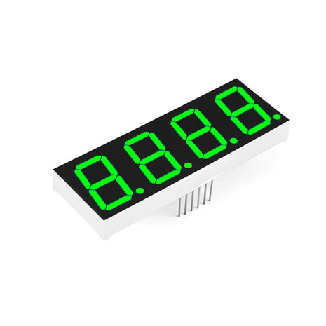 7 Segment 4 digits LED display Groen CC 0.56 Inch​​​​​​​