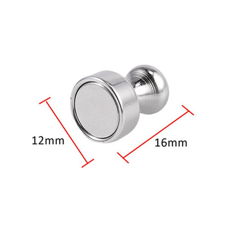 Whiteboard koelkast magneet 12mm