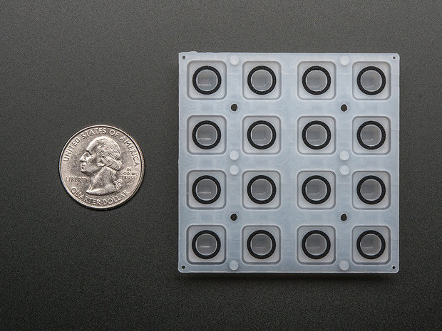 Silicone 4x4 Button Keypad  van Adafruit 1611