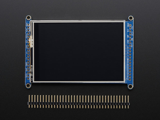 Display Touchscreen 3.5inch TFT 320x480 m. SD-cardreader van Adafruit 2050