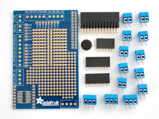 Prototyping Pi Plate Kit/Shield for Raspberry Pi van Adafruit 801