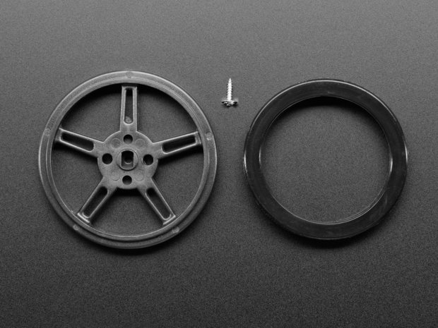 Skinny Wheel for TT DC Gearbox Motors Adafruit 3757