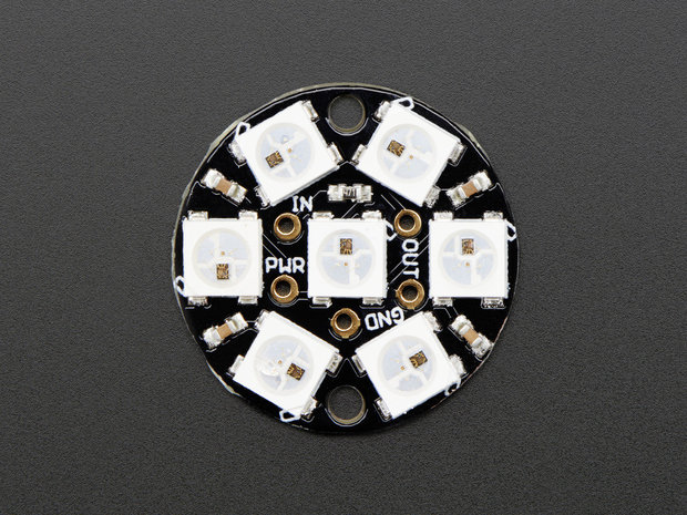 NeoPixel Jewel - 7x WS2812 5050 RGB LEDs met drivers Adafruit 2226