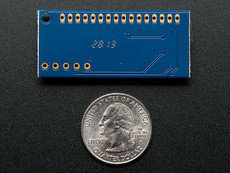 i2c / SPI character LCD backpack  van Adafruit 292