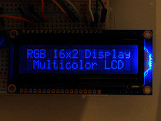 RGB backlight negative LCD 16x2 + extras - RGB on black van Adafruit 399