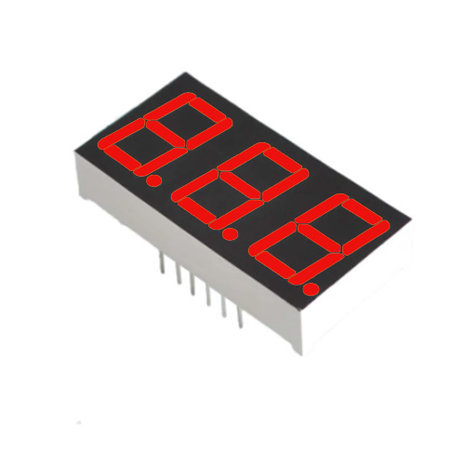 7 Segment 3 digits LED display Rood CC 0.56 Inch