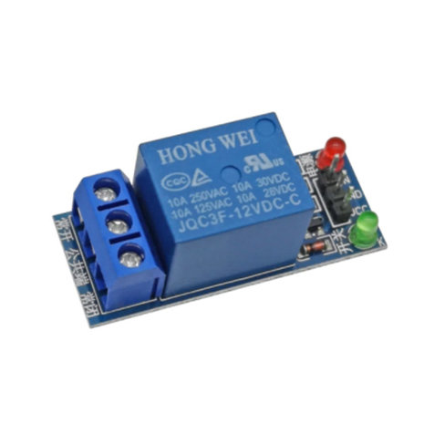 1-Kanaals 12V KF-301 Relaismodule – Low-Level Trigger – Compatibel met Arduino en Raspberry