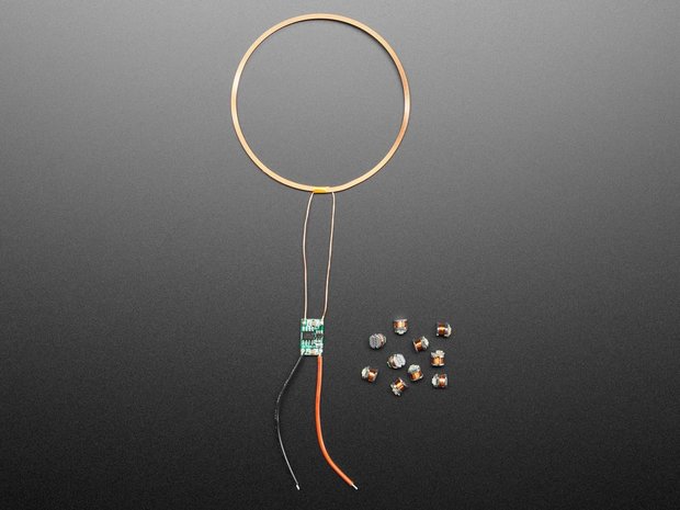 Small Inductive Coil and 10 Wireless LED Kit - 5V Adafruit 5140