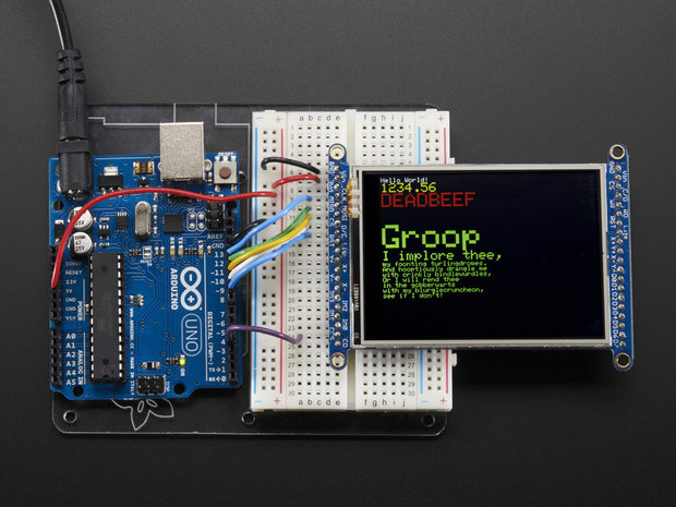 2.8 inch TFT LCD with Touchscreen  w/MicroSD Adafruit 1770