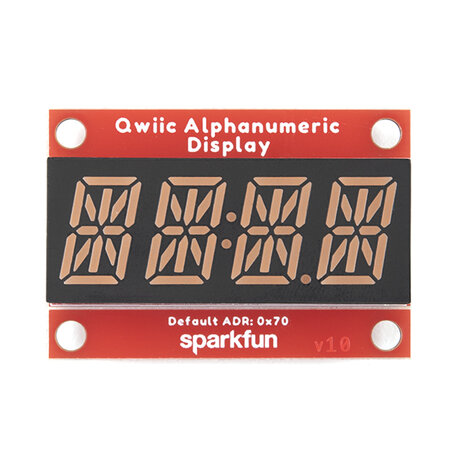 Qwiic Alphanumeric Display - Purple  Sparkfun 16918