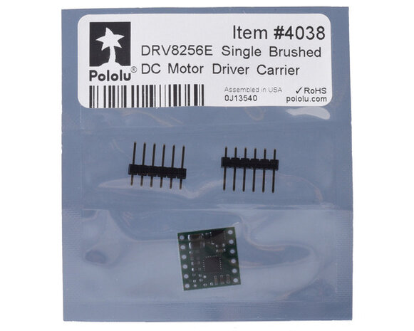 DRV8256E Single Brushed DC Motor Driver Carrier Pololu 4038