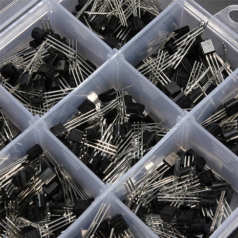 Transistor TO-92 Assortment Box Kit 600 stuks