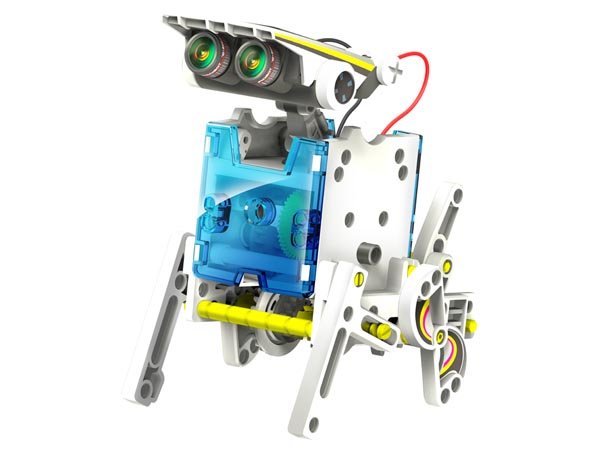 EDUCATIEVE ROBOTKIT OP ZONNE-ENERGIE - 14-IN-1