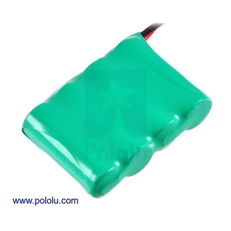 Rechargeable NiMH Battery Pack: 4.8V, 350mAh, 4x1 2/3-AAA Cells, JR Connector Pololu 2241