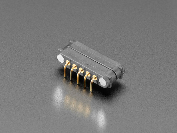 Magnetische connector gebogen 5pin Adafruit 5359